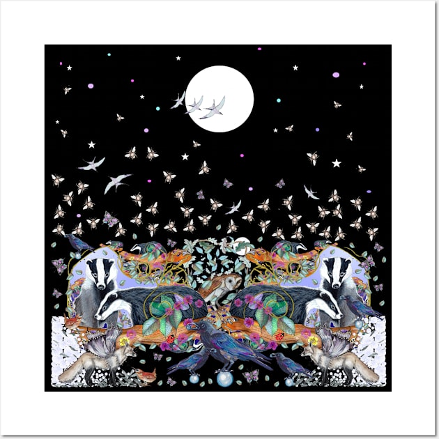 Animals of Nocturne Woods Wall Art by nocturne-design